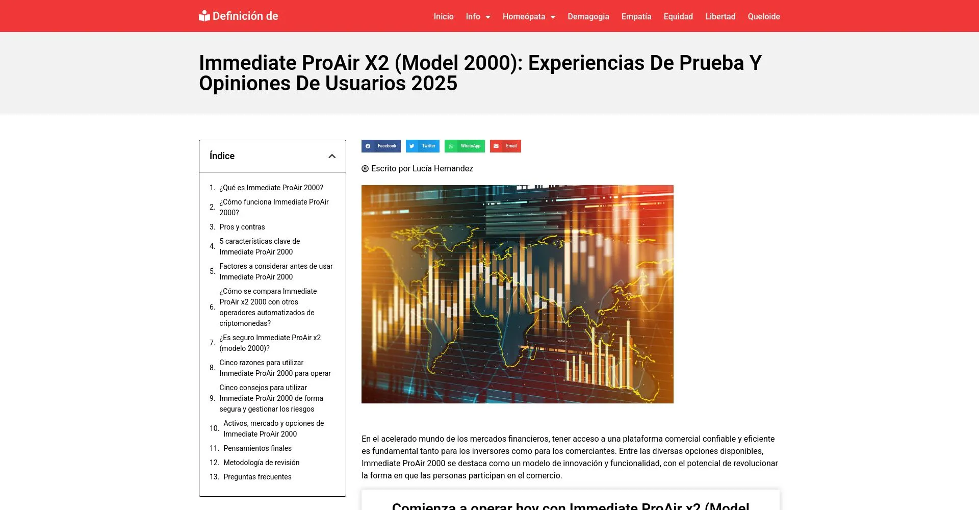Immediate X2 Proair Recensioni 2025: è una truffa o è legale?