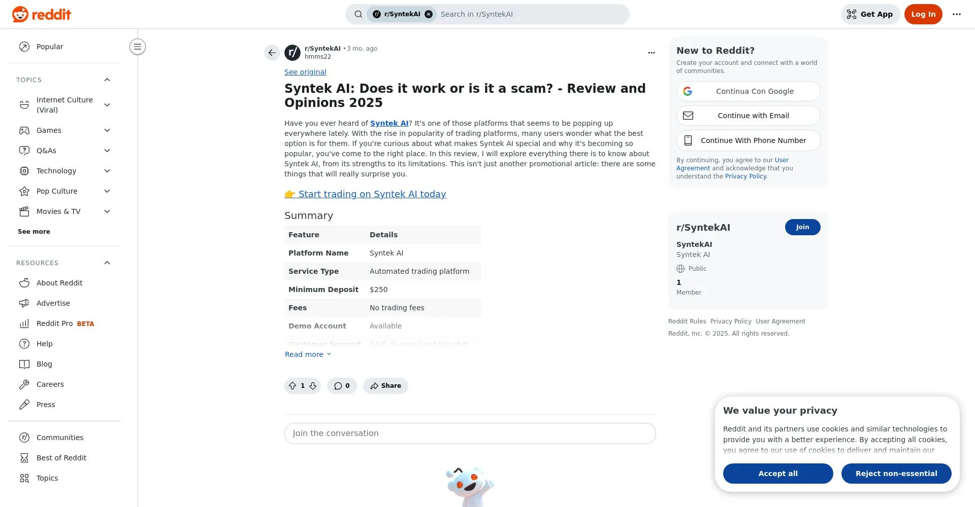 Syntek Ai Recensioni 2025: è una truffa o è legale?