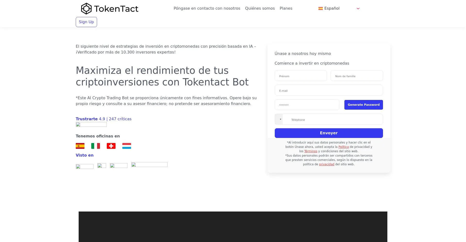 Tokentact Recensioni 2025: è una truffa o è legale?