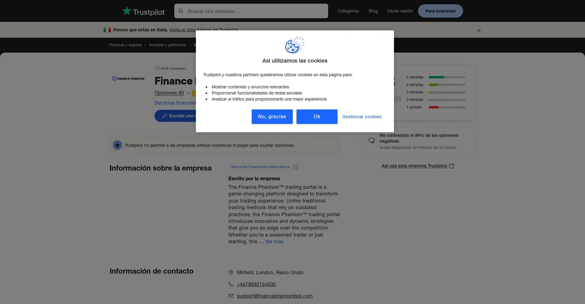 Finance Phantom Recensioni 2025: è una truffa o è legale?