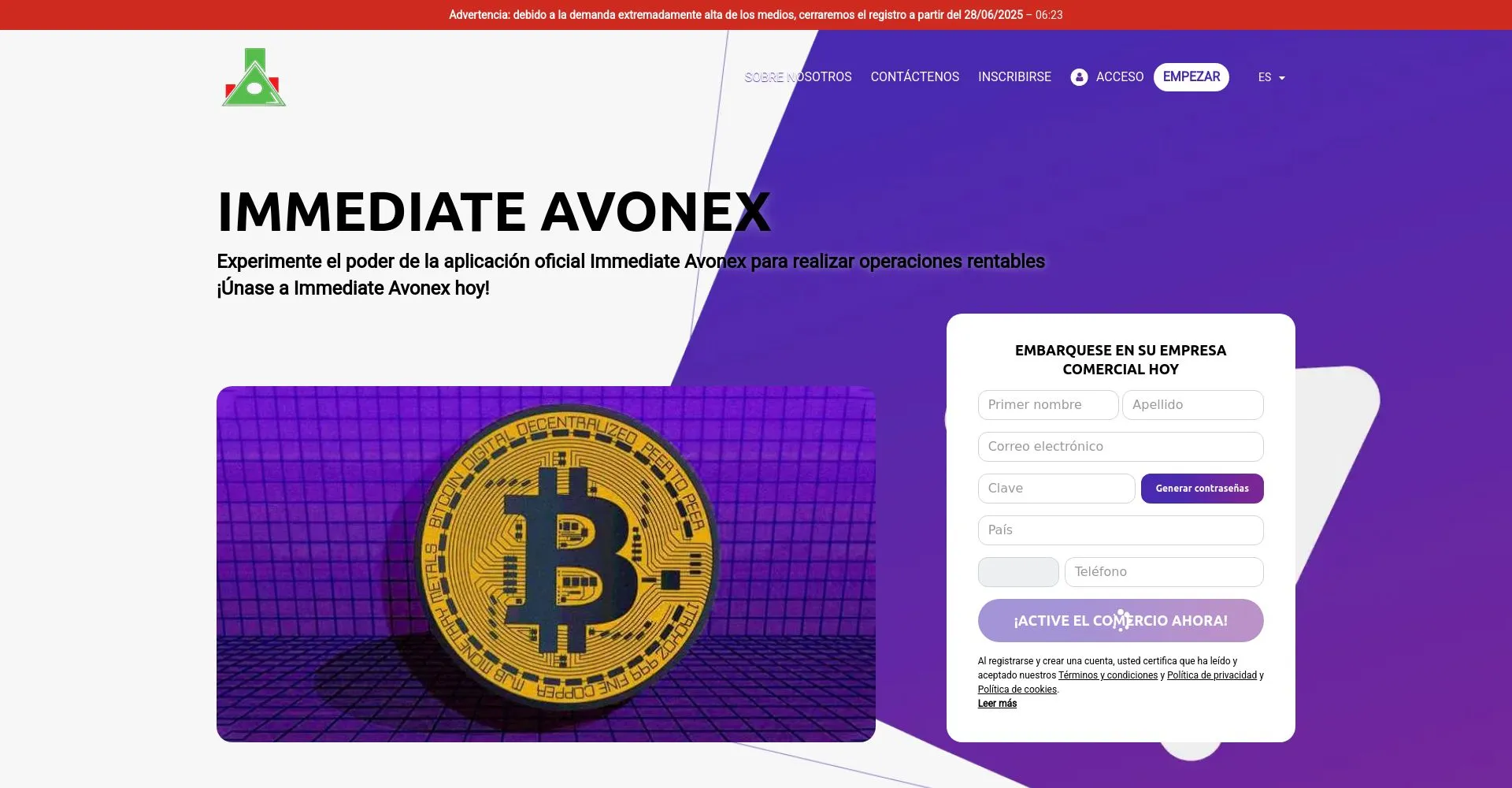 Immediate Avonex Recensioni 2025: è una truffa o è legale?