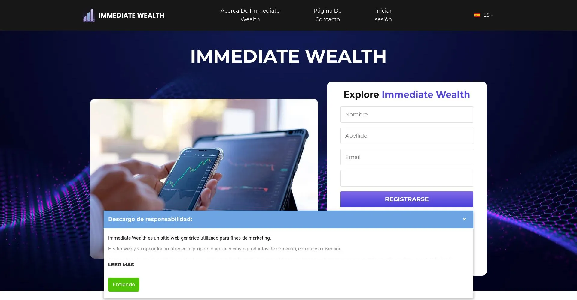 Immediate Wealth Recensioni 2025: è una truffa o è legale?