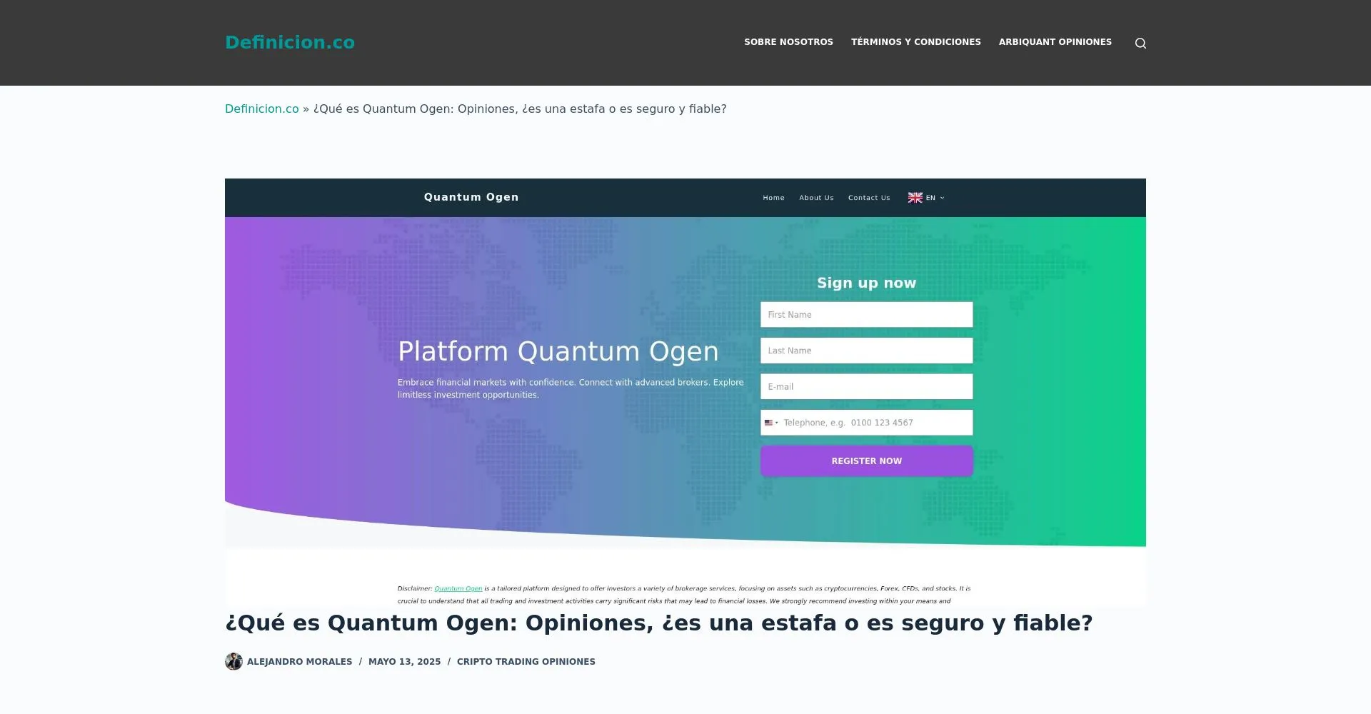 Quantum Ogen Recensioni 2025: è una truffa o è legale?