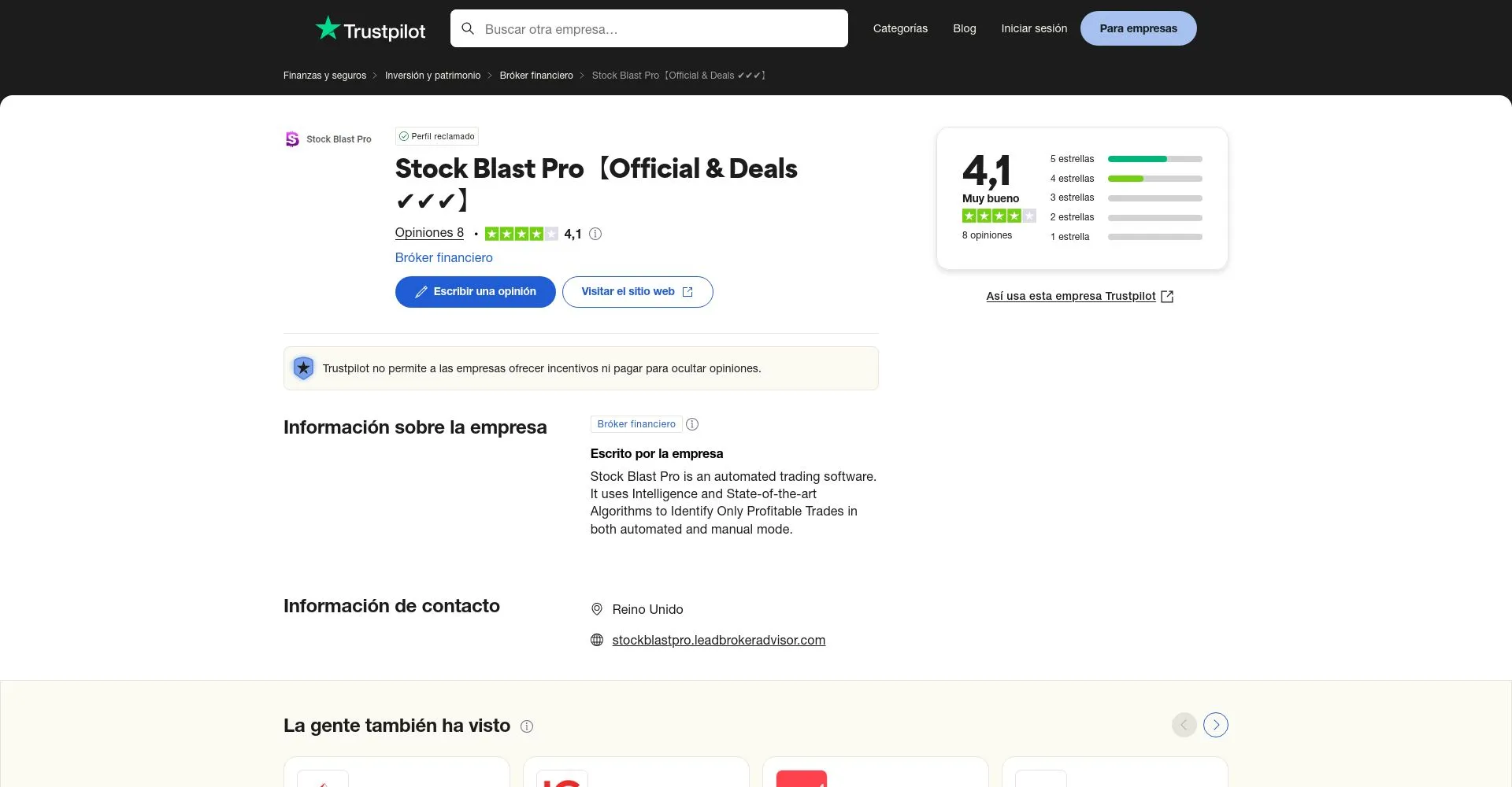 Stock Blast Pro Recensioni 2025: è una truffa o è legale?