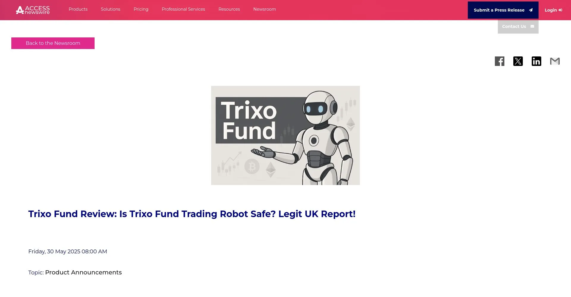 Trixo Fund Recensioni 2025: è una truffa o è legale?