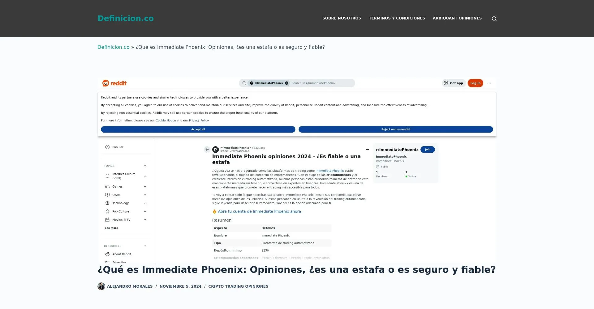 Immediate Phoenix Recensioni 2025: è una truffa o è legale?